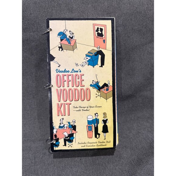 Voodoo Lous Office Voodoo Kit Corporate Stress Relief Doll Set - Picture 1 of 5